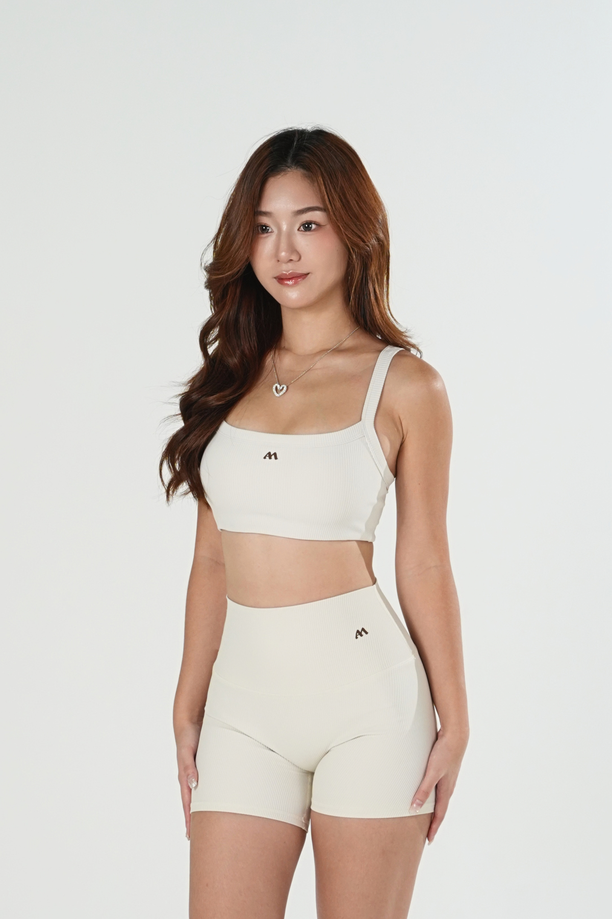 Ribbed Bra White