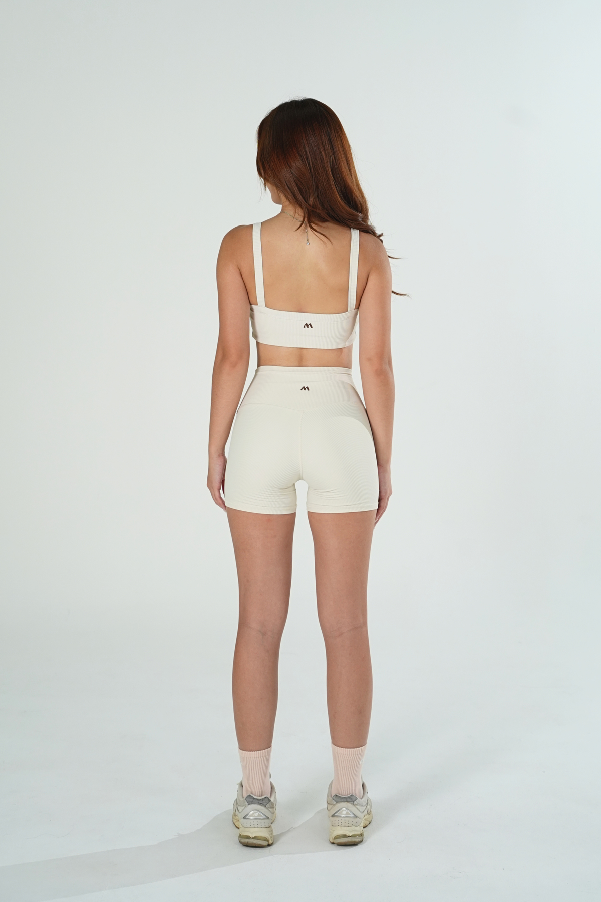 Ribbed Bra White