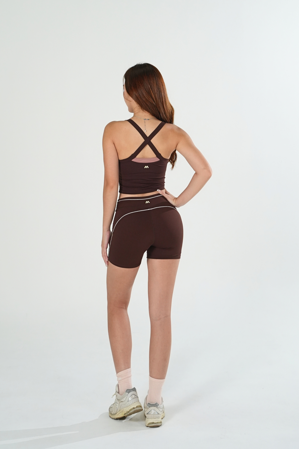 Line Shorts Burgundy