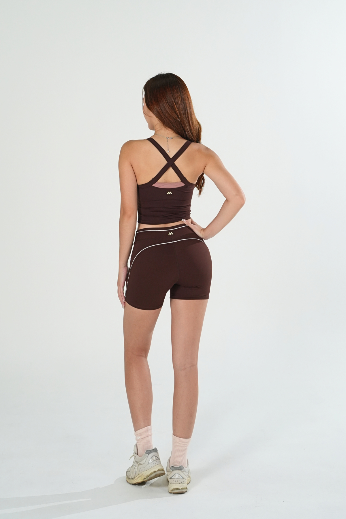 Line Shorts Burgundy
